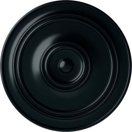 Ekena Millwork Small Classic Ceiling Medallion (Fits Canopies up to 10"), 40 1/4"OD x 3 1/8"P, Night Shade CM40CLNSF